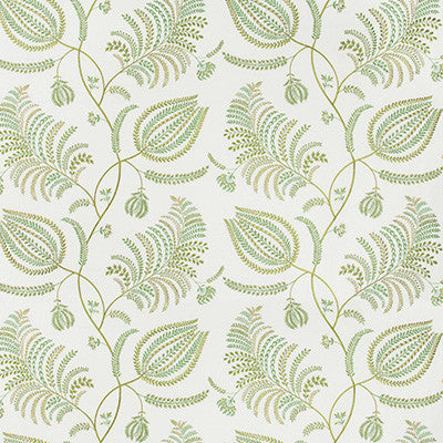 Lee Jofa Fabric Palmero Emb Ivory/Leaf