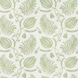 Lee Jofa Fabric Palmero Emb Ivory/Leaf