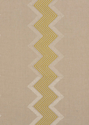 G P & J Baker Fabric Farley Stripe Gilt