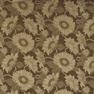 Mulberry Fabric Sunflower Weave Ochre
