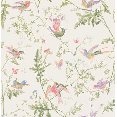 Cole & Son Wallpaper Hummingbirds Soft Multi-Colour