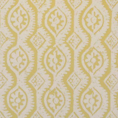 Lee Jofa Wallpaper Small Damask Yellow