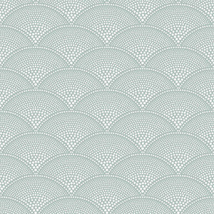 Cole & Son Wallpaper Feather Fan Print Room Blue
