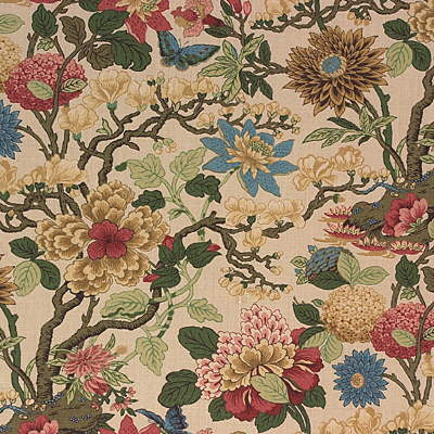 G P & J Baker Fabric Magnolia Biscuit/Sand
