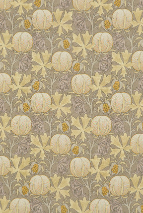 G P & J Baker Fabric Pumpkins Grey/Ochre
