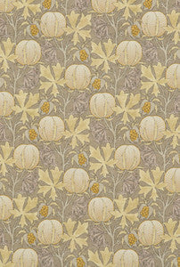 G P & J Baker Fabric Pumpkins Grey/Ochre
