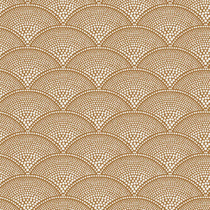 Cole & Son Fabric Feather Fan Crm Gingr