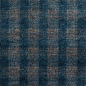 Mulberry Fabric Highland Check Indigo