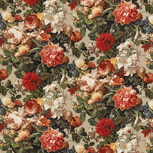 Mulberry Fabric Floral Pompadour Spice