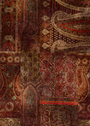 Mulberry Fabric Lomond Velvet Red/Plum