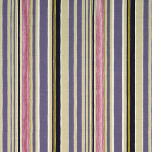 Baker Lifestyle Fabric Mallow Stripe Damson/Mauve/Taupe