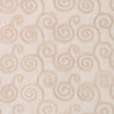 Groundworks Fabric Filigree Sheer Cream