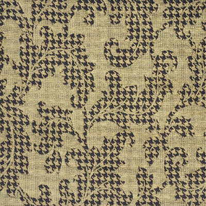 Mulberry Fabric Acanthus Leaves Beige/Chocolate/Tan