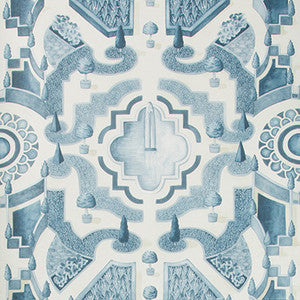 Cole & Son Wallpaper Topiary China Blue