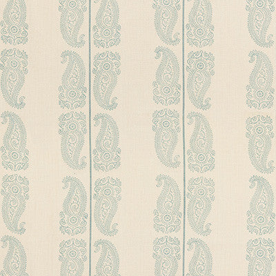 G P & J Baker Fabric Cromer Paisley Aqua