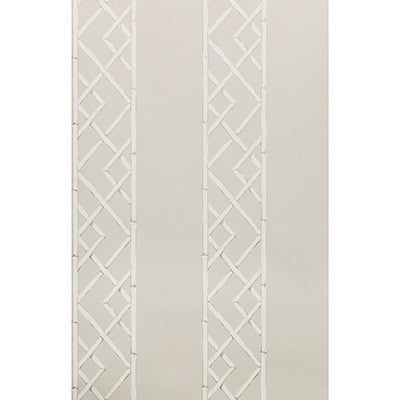 Kravet Wallpaper Latticework Platinum