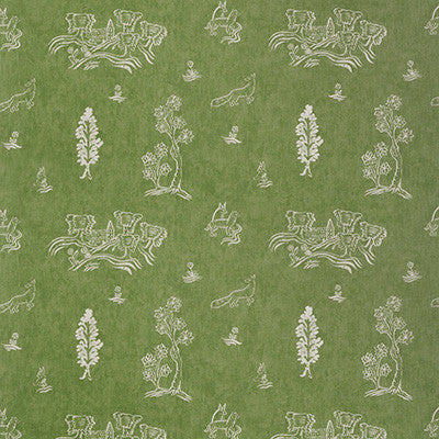 Kravet Fabric Friendly Folk Basil Green