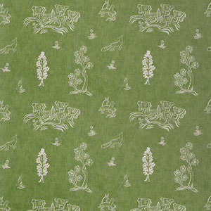 Kravet Fabric Friendly Folk Basil Green