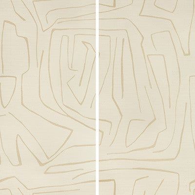 Groundworks Wallpaper Graffito Ii Parchment