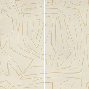 Groundworks Wallpaper Graffito Ii Parchment