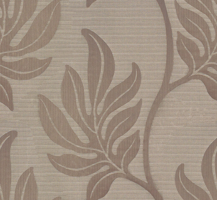 Groundworks Fabric Leaf Strie Taupe