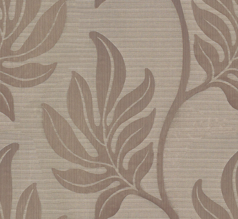 Groundworks Fabric Leaf Strie Taupe