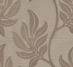 Groundworks Fabric Leaf Strie Taupe