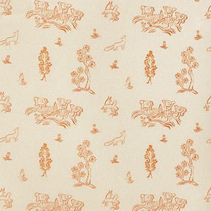 Kravet Fabric Friendly Folk Melon Orange