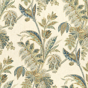 Baker Lifestyle Fabric Ishana Indigo/Sky