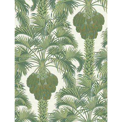 Cole & Son Wallpaper Hollywood Palm Leaf Green