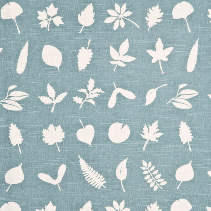 Baker Lifestyle Fabric Tumbling Leaves Aqua