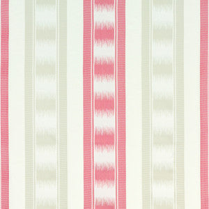 G P & J Baker Fabric Ryecote Stripe Royal Red/Bronze