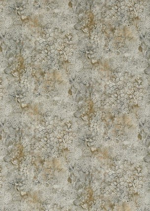 G P & J Baker Fabric Persian Garden Linen Natural