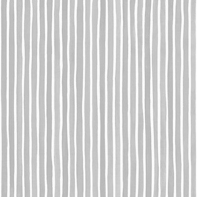 Cole & Son Wallpaper Croquet Stripe Soft Grey