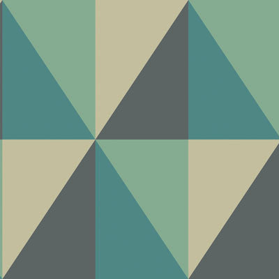 Cole & Son Wallpaper Apex Grand Teal