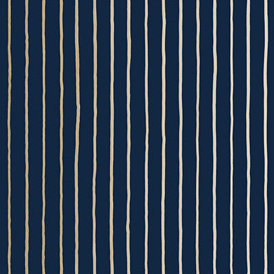 Cole & Son Wallpaper College Stripe Ink