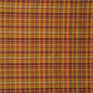 Mulberry Fabric Mardi Gras Plai Br/Gd