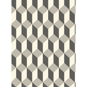Cole & Son Wallpaper Delano Grey And Black