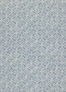 G P & J Baker Fabric Moreton Trellis Indigo