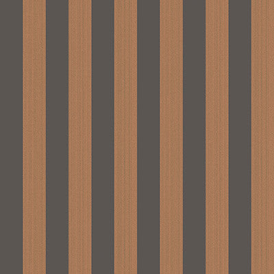 Cole & Son Wallpaper Regatta Stripe Tan + Black