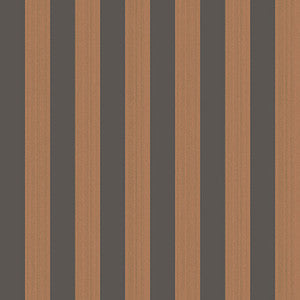 Cole & Son Wallpaper Regatta Stripe Tan + Black