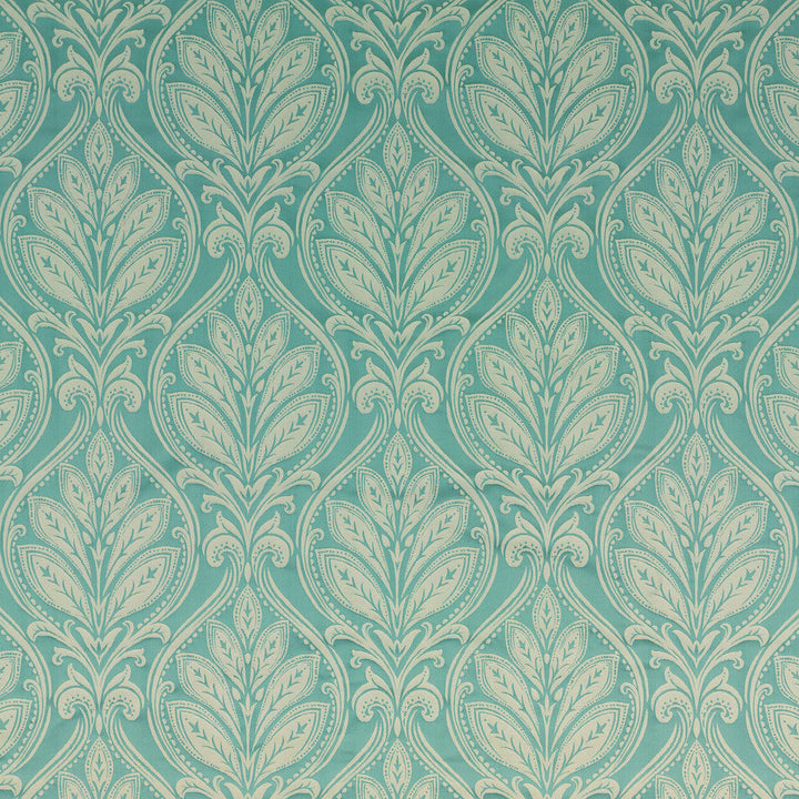 G P & J Baker Fabric Ryecote Damask Aqua
