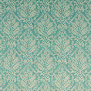 G P & J Baker Fabric Ryecote Damask Aqua
