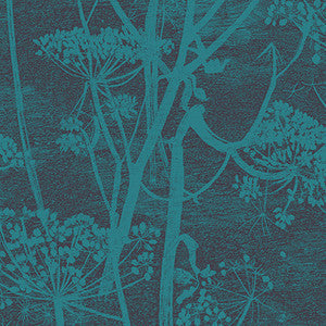 Cole & Son Wallpaper Cow Parsley Teal