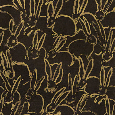 Lee Jofa Modern Wallpaper Hula Black