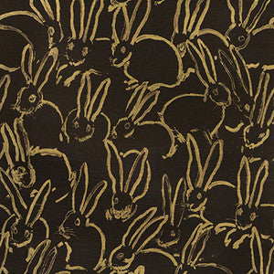 Lee Jofa Modern Wallpaper Hula Black