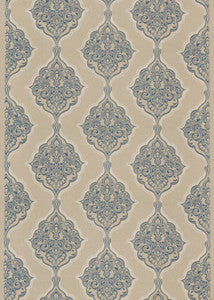 G P & J Baker Fabric Montacute Indigo