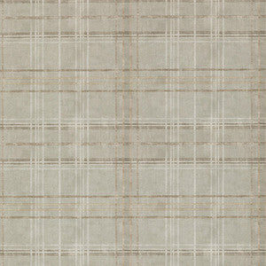 Mulberry Wallpaper Shetland Plaid Woodsmoke