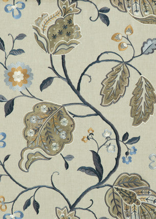 G P & J Baker Fabric Calthorpe Indigo