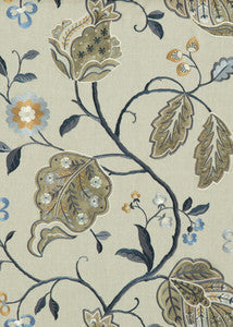 G P & J Baker Fabric Calthorpe Indigo